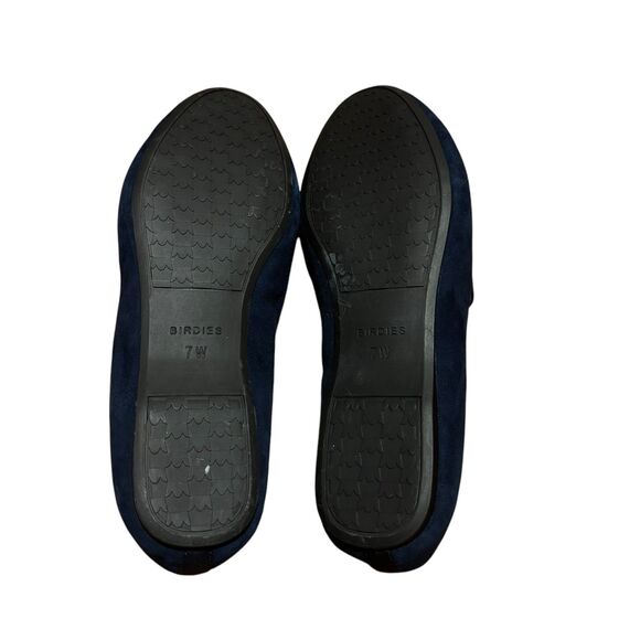 Birdies The Starling Loafer in Navy Velvet - Size 7W - Picture 6 of 7